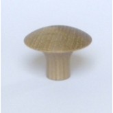 Knob style J 44mm oak sanded wooden knob